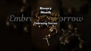 Embracing sorrow #rosarymonth #holymother #devotion #rosarydevotion #music #love