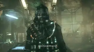 Бэтмен противостоит Пугалу #batmanarkhamknight