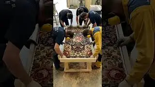 DIY Neon Rug Epoxy Coffee Table - Mind Blowing! 🤯