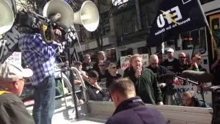Mark Farrell at CFMEU Rally