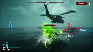 Maneater atomic shark vs insectoids