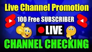 IGet 1000+ Subscribe Free | Live Channel Checking And Free Promotion | Free Promotion