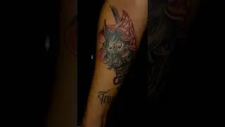 Japanese warrior face tattoo | Jammu | titanium ink