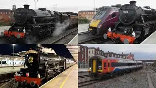 Derby Railway Station Train Spotting | Incl: 45212 and 'Bahamas' | 27th October 2024
