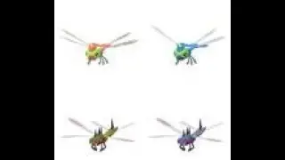 Shiny Yanmega and Yanma in Pokemon go
