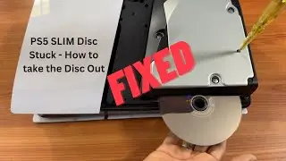 PS5 SLIM Disc Stuck - How to take the Disc Out