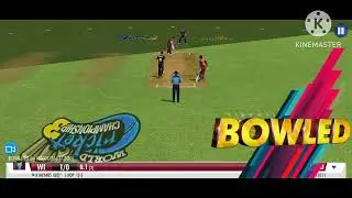 WCC3 GAME PLAYING  video IN  QUICK PLAY mode NEWZEALAND  VS  WESTINDIES