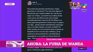 🔥 El FURIOSO POSTEO de Wanda Nara contra LA CHINA SUÁREZ