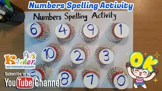 How to Teach Spelling of Numbers | Learning Math | Easy Learning Concept |  Learning Activities |