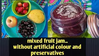 Mixed fruit Jam Recipe in Tamil - How to make mixed fruit Jam at home #homemadejam