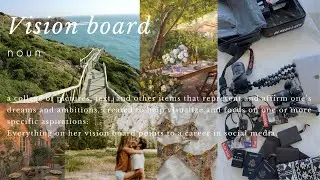 VISION BOARD 2022 | ✰ Make a dream board with me ✰