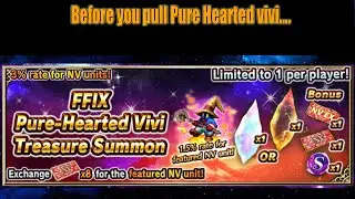 FFBE Words before pulling Pure Hearted Vivi and my pull result... (#1289)