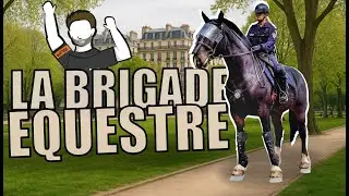 Le métier de policier à cheval. 🐎🚨