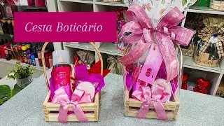 Cesta Boticário Body Splash Cereja Livre 