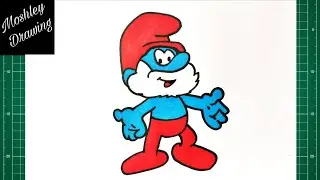 How to Draw Papa Smurf - The Smurfs