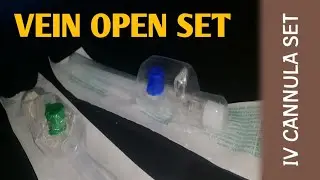 IV Cannula Set Parts || Emergency Procedure|| Vein Open || Health Assistant
