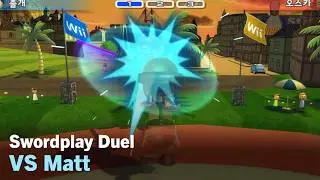 검술 시합 - 챔피언까지 승리 (All 2:0) | Swordplay Duel - until Matt (All 2:0) | Wii Sports Resort