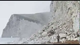 Record-breaking cold spell leads to huge chalk cliff collapse on South Coast