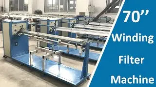 70'' String Wound Filter Made Machine Making Winding Filter Cartridge For Water Treatment