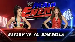 Bayley '18 vs Brie Bella (Main Event 2022: Singles Match | Roster Reveal Series) | #wwe2k23