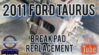 2011 Ford Taurus limited Front Brake Pad Replacement