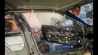 E46 Drift Car Roll Cage Build Half Laterals
