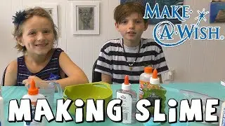 Making Slime | DIY How to Make Slime | Make A Wish Day DCTC Amy Jo
