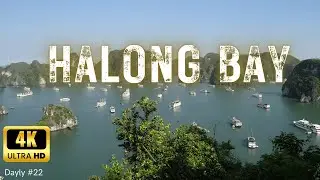 HALONG BAY 4K | tourist paradise with 1600 islands | Vietnam natural heritage | UNESCO Asia Pacific