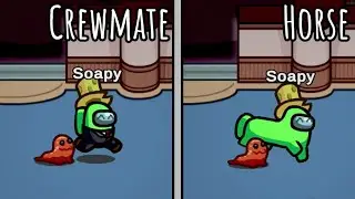 Among Us - Crewmate VS Horse Animations