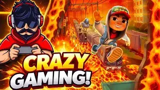 crazy Gamer is back bro 🔥🔥| subway surf 😅|gameplay 😎#subwaysurf