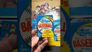 Бейсбольные карточки Topps 1989 года #бейсбольныекарточки #распаковкапаков #junkwax #topps
