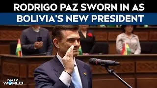 Bolivia News | Rodrigo Paz Sworn In As Bolivia's New President Ending 20 Years Of Socialist Rule