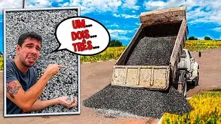 Contei Quantas PEDRAS Cabem em um CAMINHÃO 🪨
