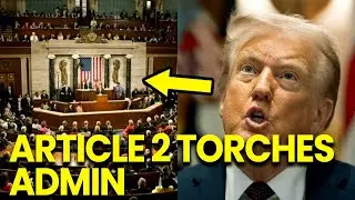 Trump REGIME FALLS as Senate URGES Article 2 TO TORCH ADMIN