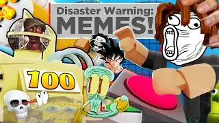 ROBLOX Natural Disaster Survival FUNNIEST MOMENTS (COMPILATION) ⚡