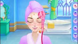 Created 💫💫 ice princess Royal wedding days makeup salon clothes shop Barbie game update gril dancing