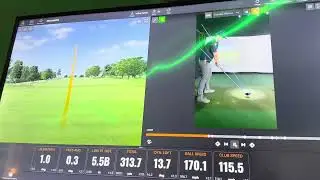 Faster - ish working on speed at trackman @dryvebox #sanfrancisco - Farley Golf