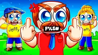My Daddy Says A BAD WORD In Roblox!