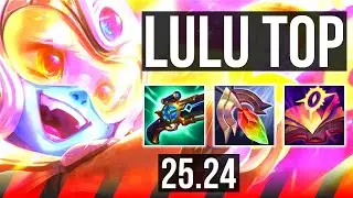 LULU vs TEEMO (TOP) | Electrocute, 15K damage | KR Master | 25.24