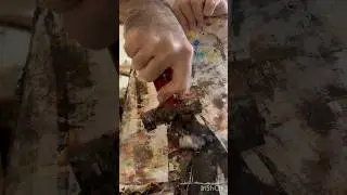 Scraping the Palette Clean #art