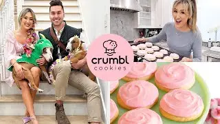 Halloween Recap + Baking CRUMBL COOKIES At Home!! *not a fail tbh*