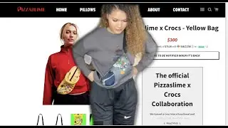 MAKING A CROC BAG  *PIZZASLIME INSPIRED* SUPER EASY *CROC DIY*