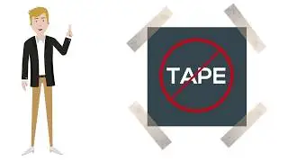 Double-Sided Sign Mounting Tape (Miracle-Sticks&reg;) - Cleaner, Faster, Cheaper Than Clear Tape