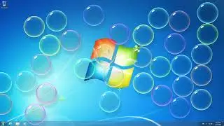 4 hours of windows 7 bubbles screensaver