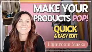 Product Photo Edit | Adobe Lightroom Masks | DIY Brand Photography Simple Tips