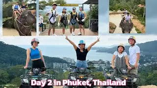 #ATVride #ElephantRide #Zipline //Day2 in Phuket// nuam kan ti deuh ma2 🫢//2nd August&rsquo;25