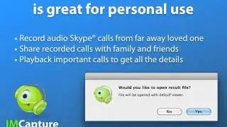 IMCapture for Skype - how to record skype calls