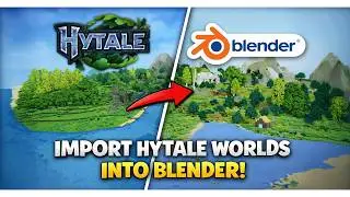 How to Import Hytale Worlds into Blender using MiEx