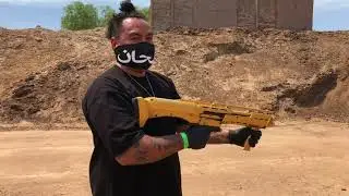 The Golden Gun DP 12 Shotgun