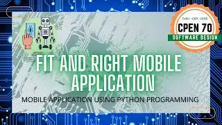 Fit and Right Mobile Application using Python